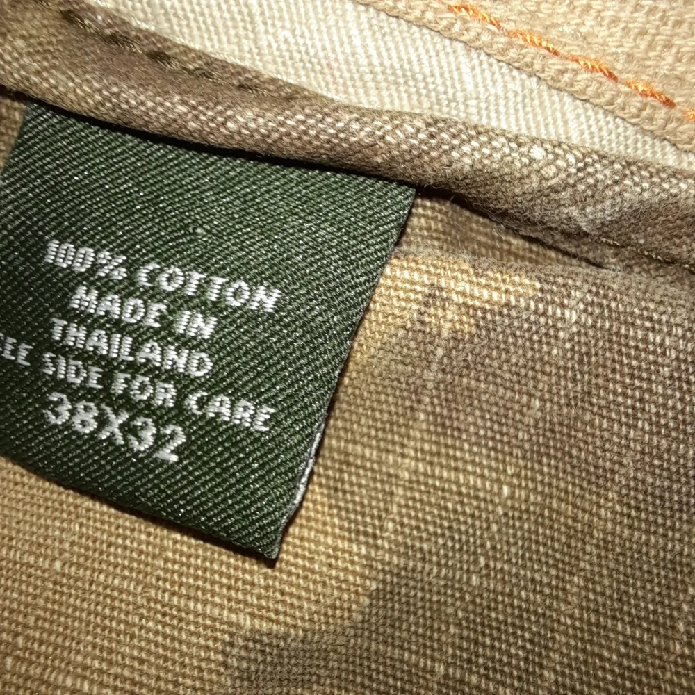 Eddie Bauer EB20 Ripstop Heritage Cargo Pants Tan SZ 38x32